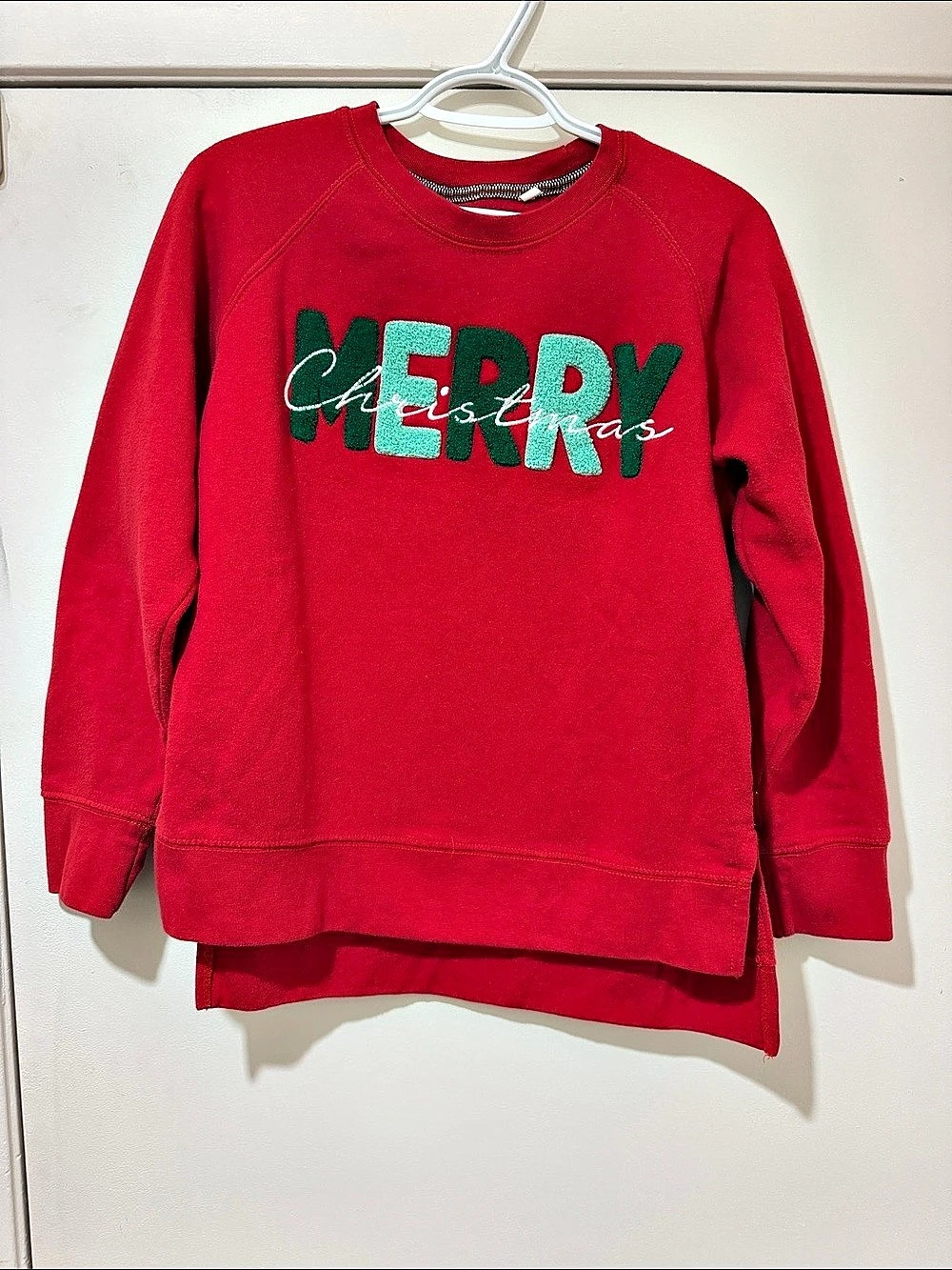 Texas True Graphic Sweatshirt in Red & Green Size Small Like New